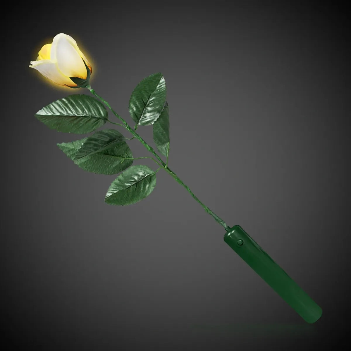 Light-Up White Rose — Multi-Color LEDs