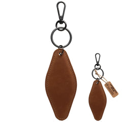 Leather Hotel Keytag