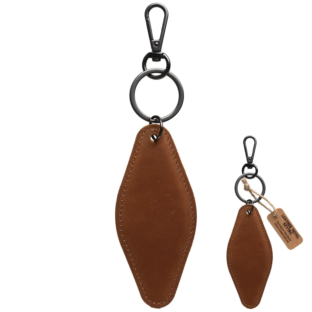 Leather Hotel Keytag