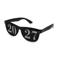 2027 New Year Black Sunglasses