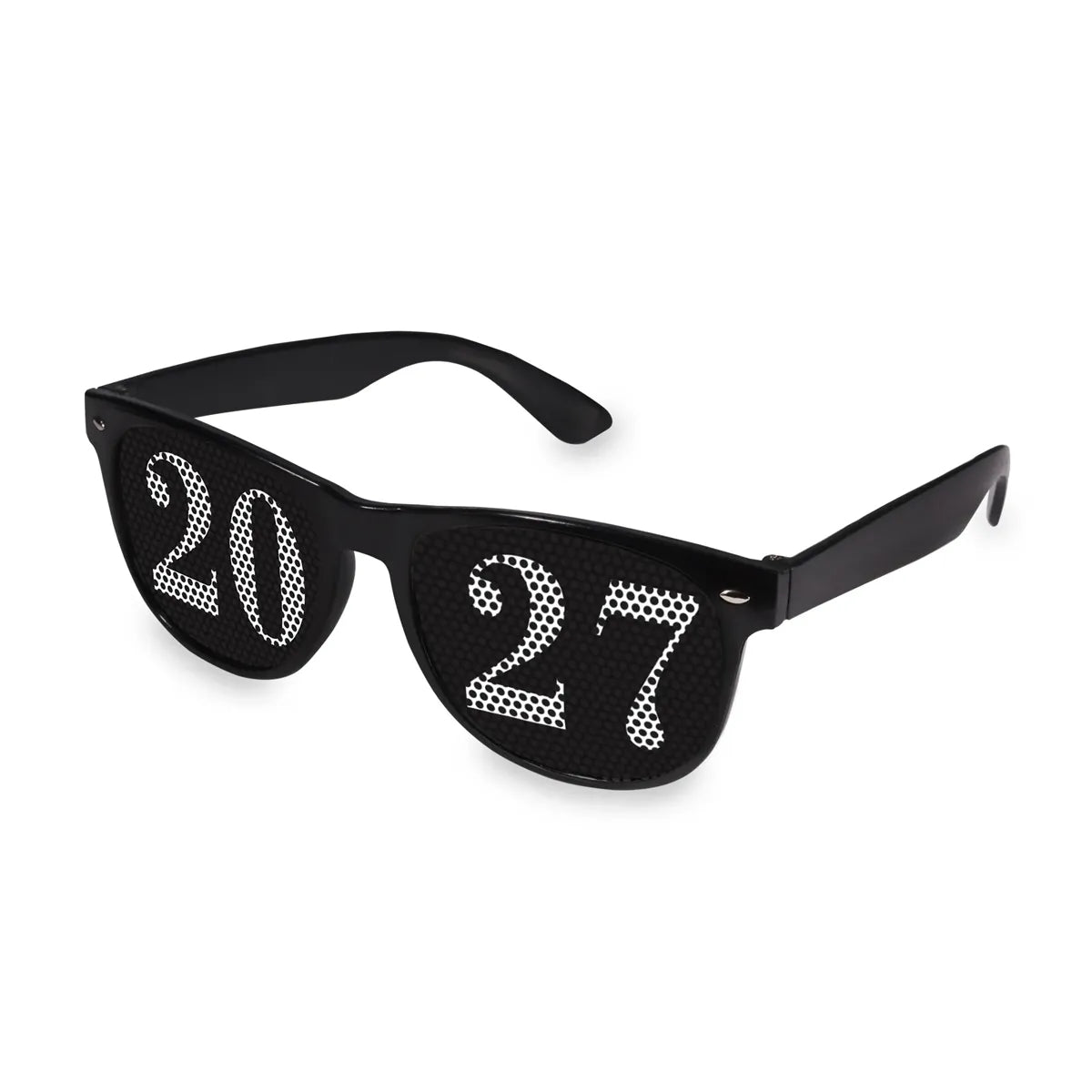 2027 New Year Black Sunglasses
