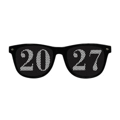2027 New Year Black Sunglasses