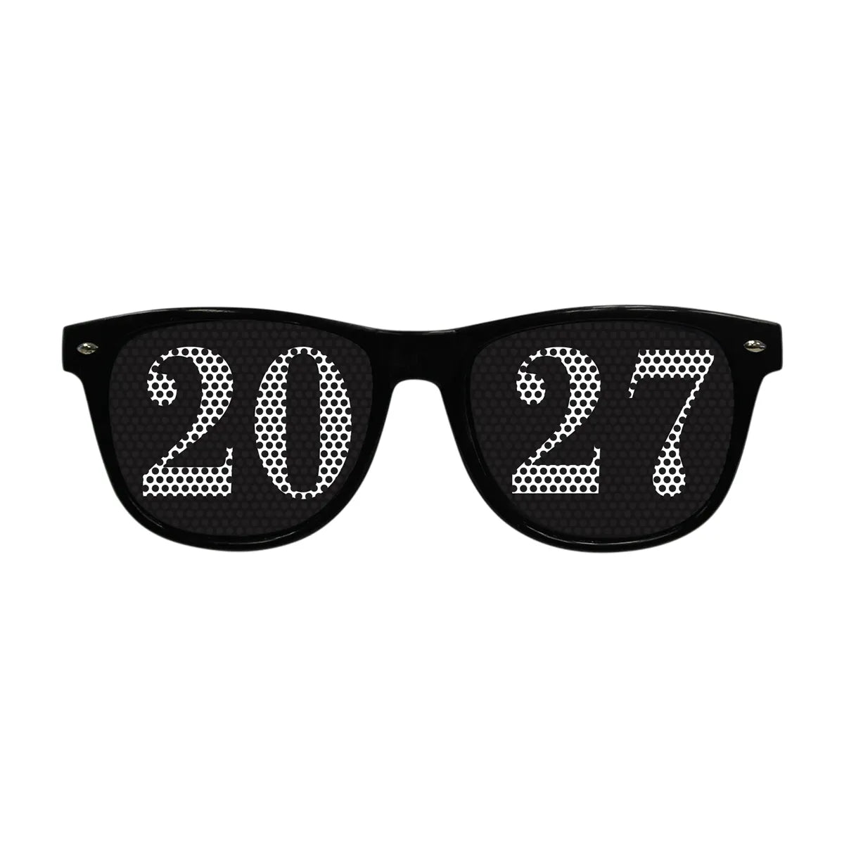 2027 New Year Black Sunglasses