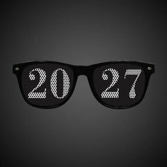 2027 New Year Black Sunglasses