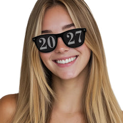 2027 New Year Black Sunglasses