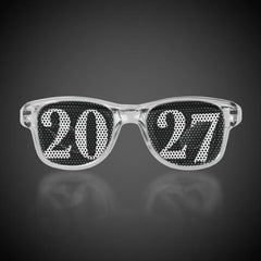 Light-Up 2027 New Year Retro Sunglasses