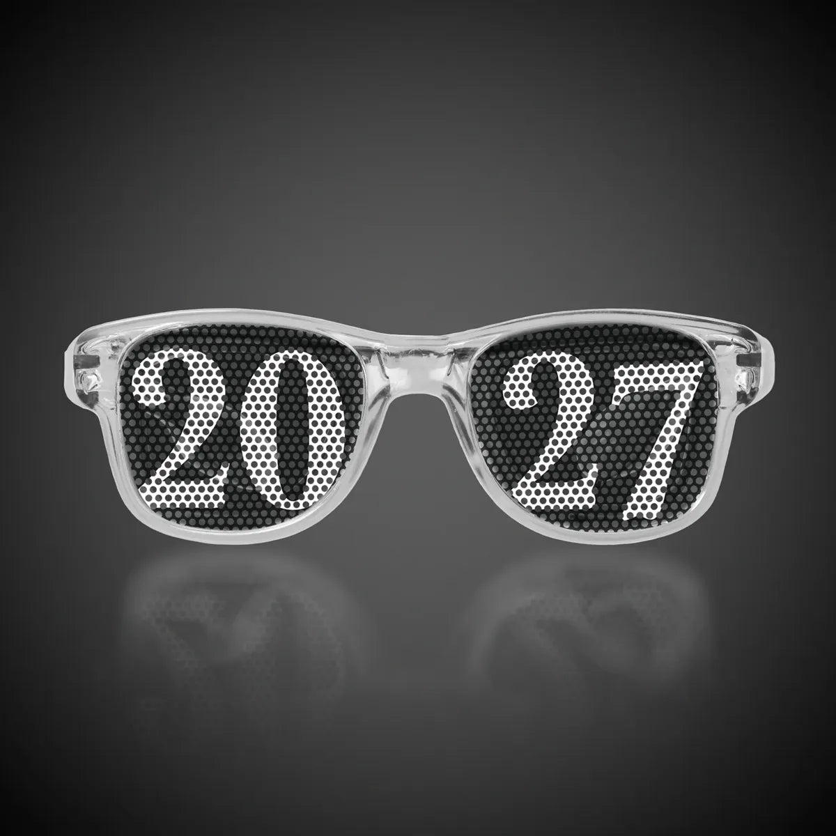 Light-Up 2027 New Year Retro Sunglasses