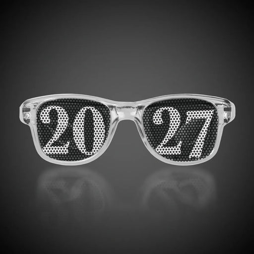 Light-Up 2027 New Year Retro Sunglasses