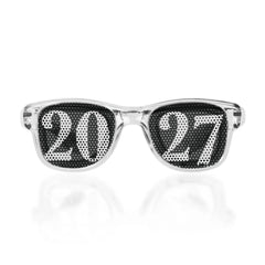 Light-Up 2027 New Year Retro Sunglasses