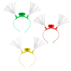 LED Fiber Optic Headband — Assorted Colors