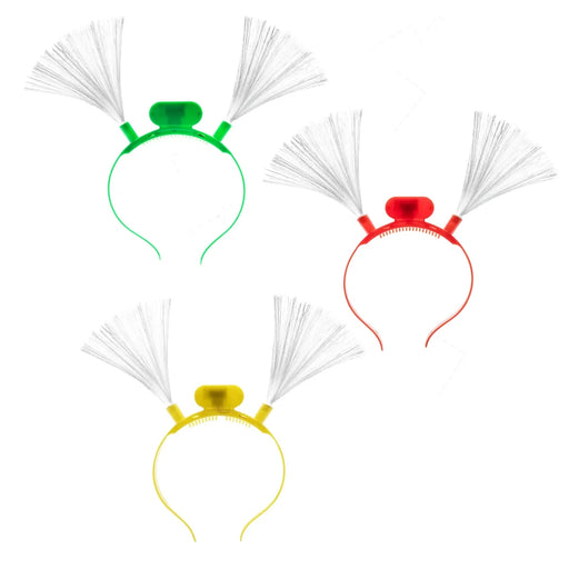LED Fiber Optic Headband — Assorted Colors