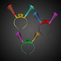 LED Fiber Optic Headband — Assorted Colors