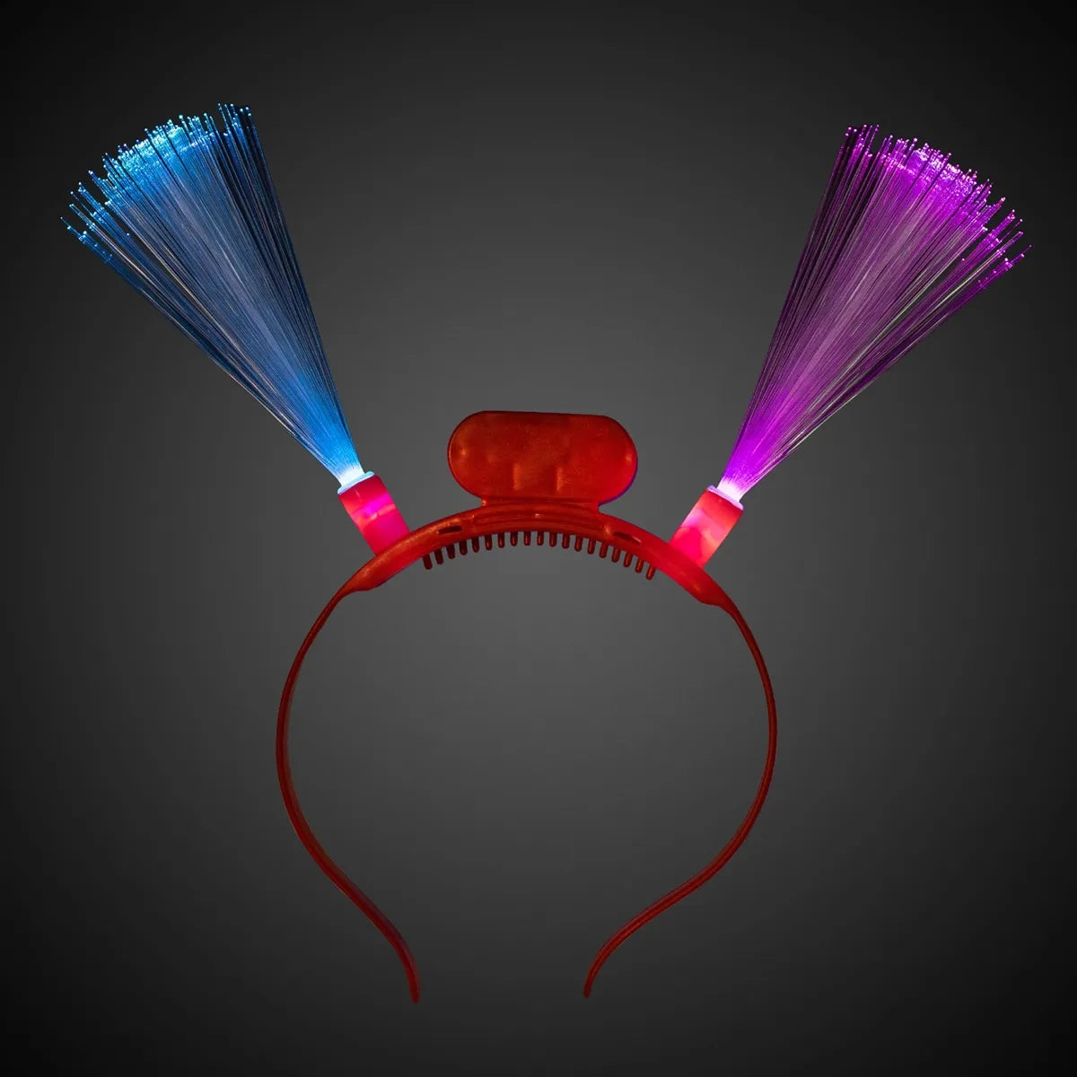 LED Fiber Optic Headband — Assorted Colors