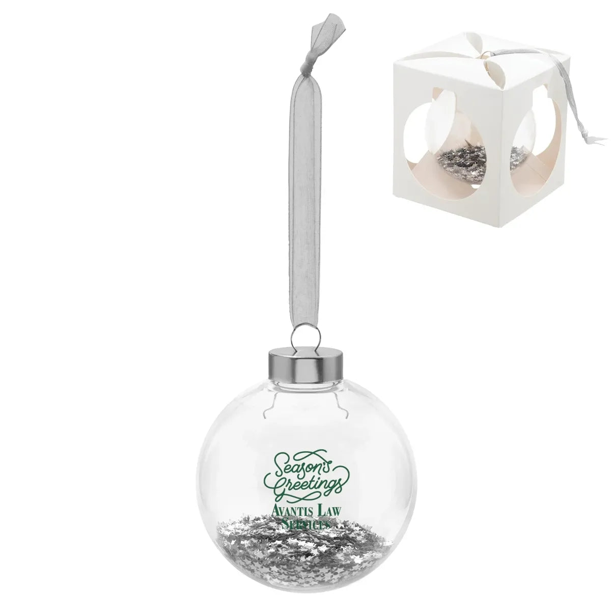 Shimmer Fill Christmas Tree Ornament