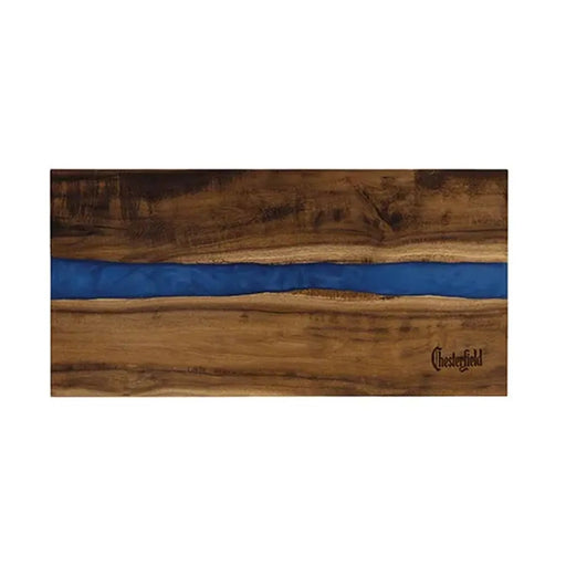 Acacia with Blue Pearl Resin Serving Board 18" x 9"