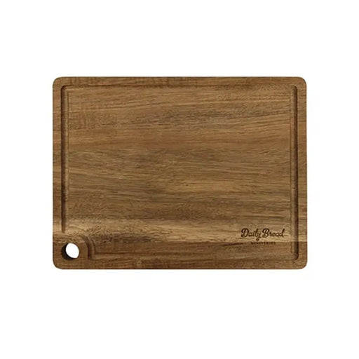 Acacia Cutting Board w/Drip Ring & Corner Hole 11.5" x 8.75"