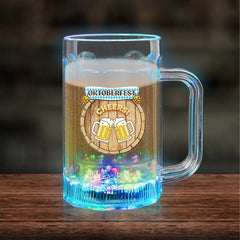 Oktoberfest "Cheers" Light-Up Beer Mug 16 oz