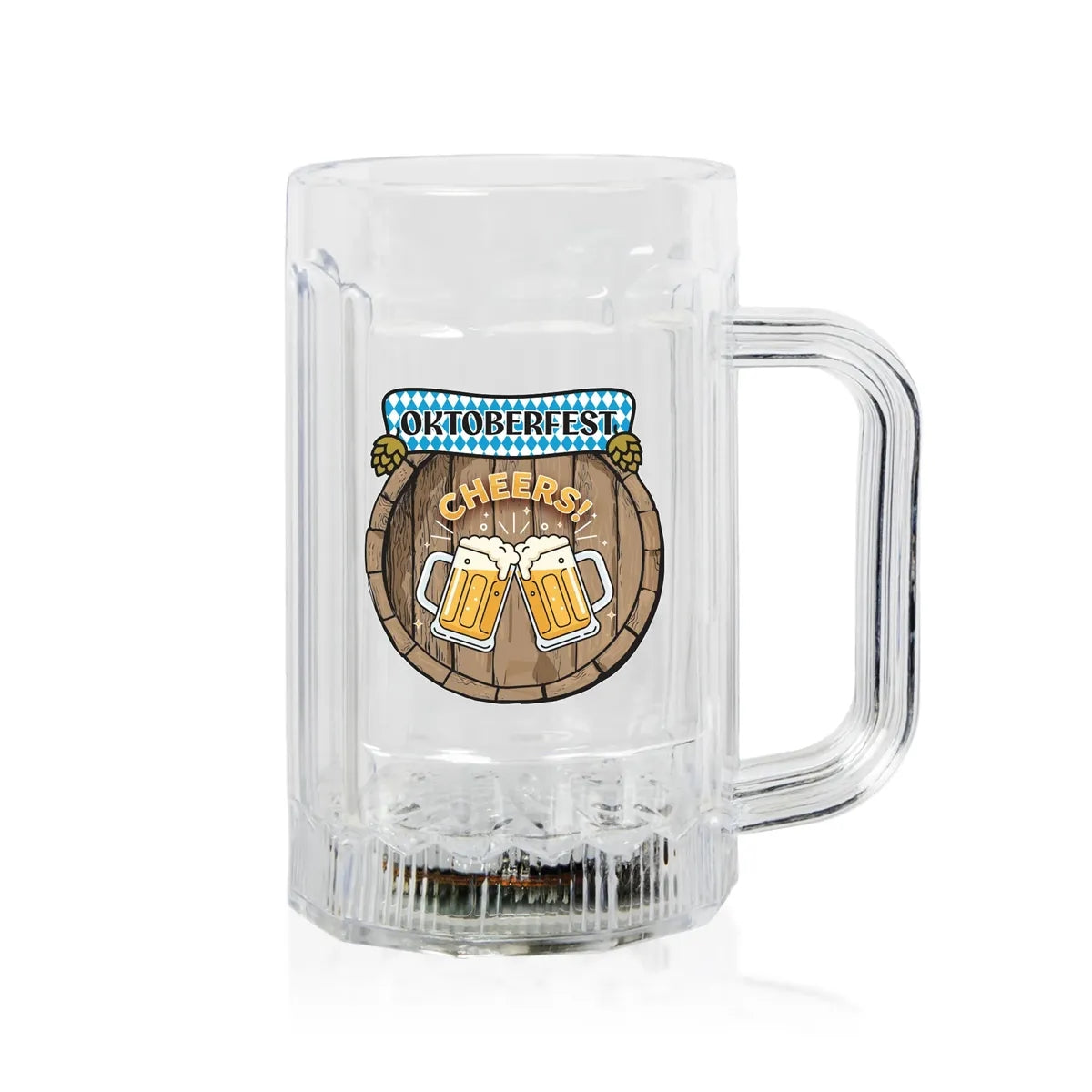 Oktoberfest "Cheers" Light-Up Beer Mug 16 oz