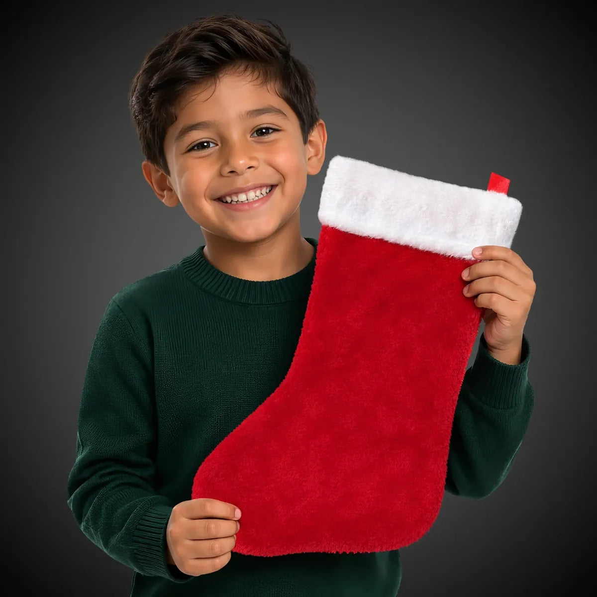 Plush Christmas Stocking