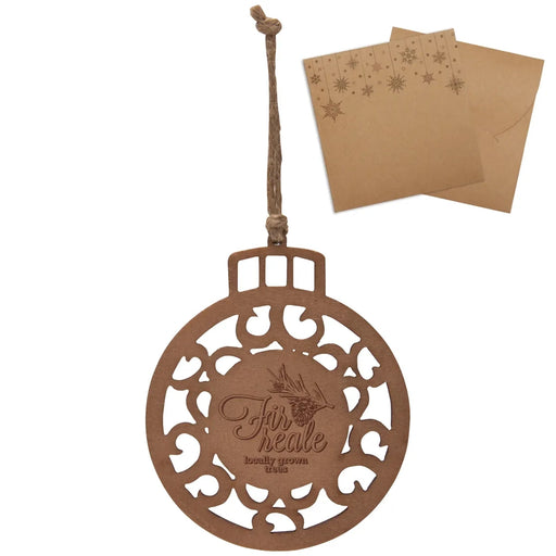 Wood Holiday Christmas Tree Ornament
