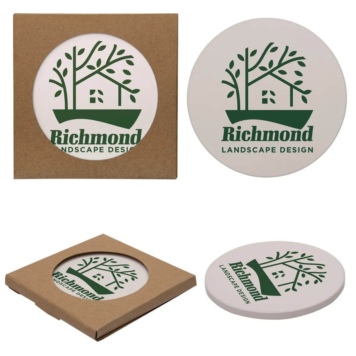 Round Absorbent Stone Coasters