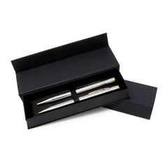 Domed-Logo Metal Pen & Pencil Set