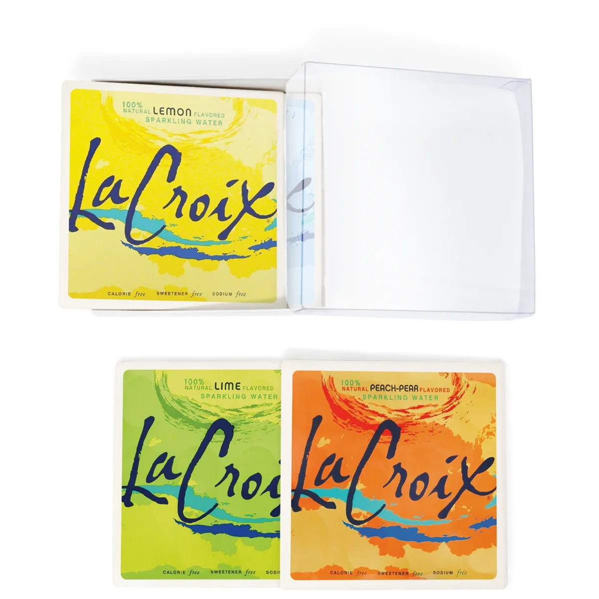 Square Absorbing Stone Coaster Set