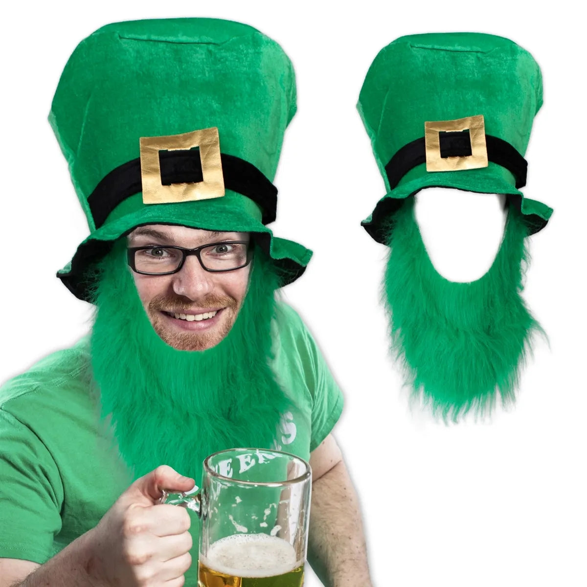 St. Patrick's Top Hat with Beard