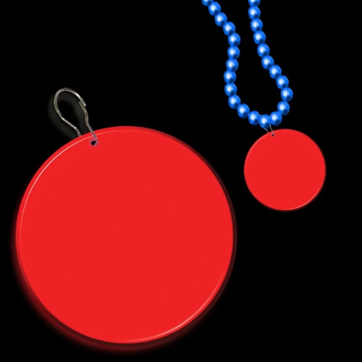 Plastic Medallion 2.5" for Bead Necklaces