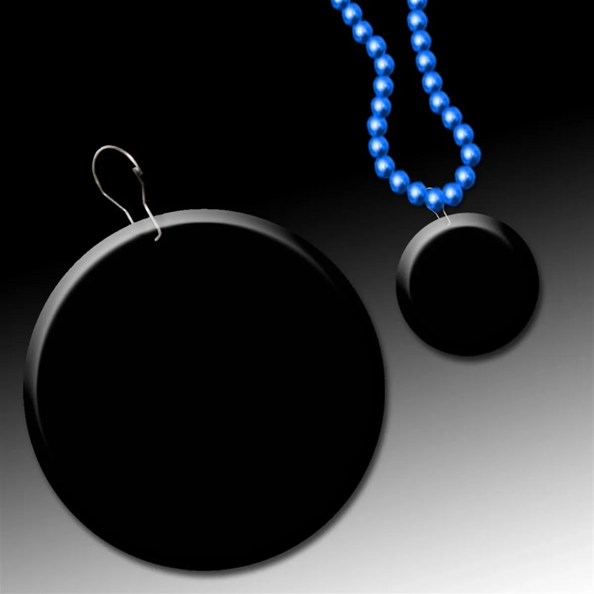 Plastic Medallion 2.5" for Bead Necklaces