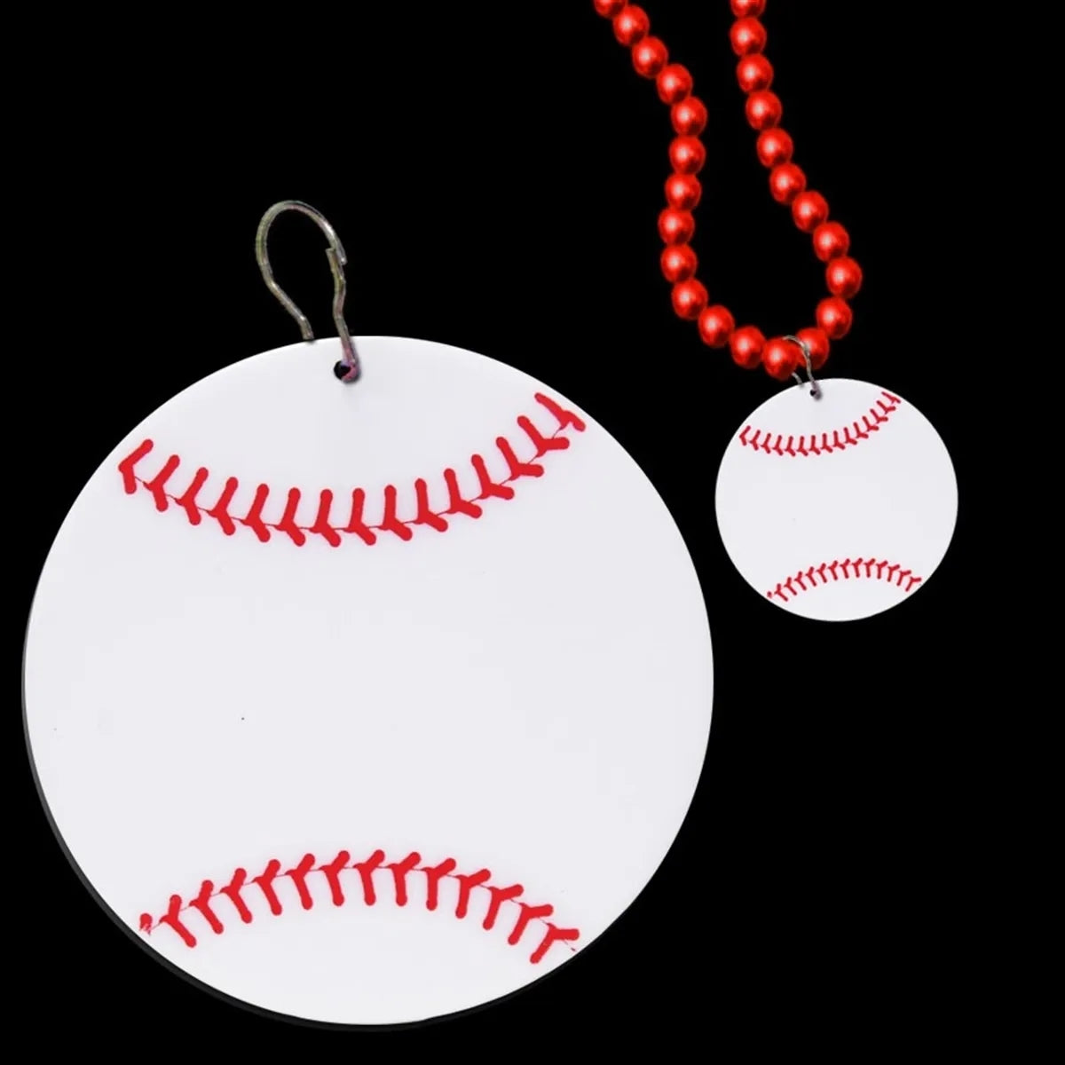 Plastic Medallion 2.5" for Bead Necklaces