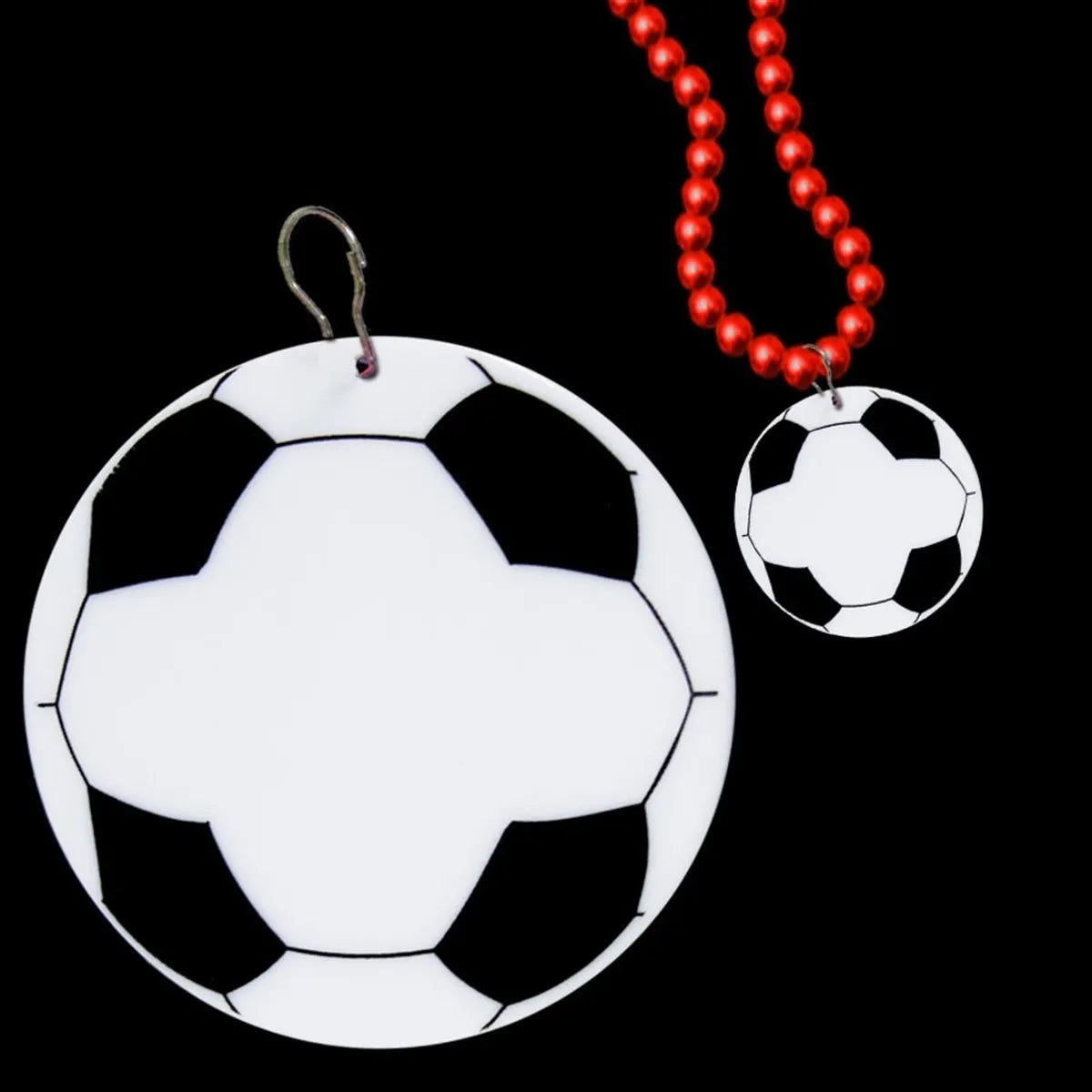 Plastic Medallion 2.5" for Bead Necklaces