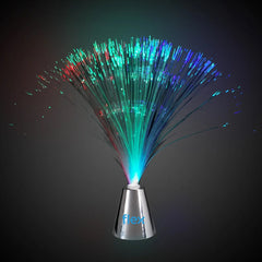 Fiber Optic Centerpiece 13.5" — Silver Base