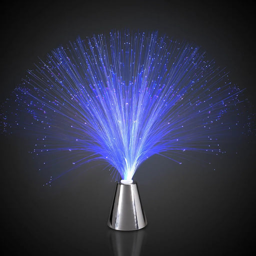 Fiber Optic Centerpiece 13.5" — Silver Base