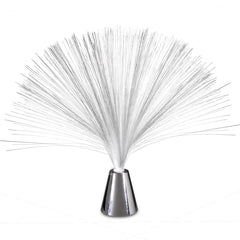 Fiber Optic Centerpiece 13.5" — Silver Base