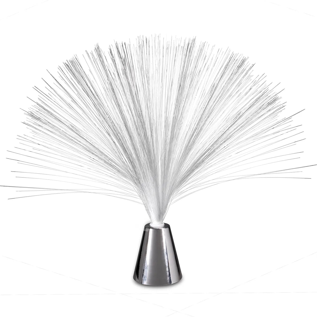Fiber Optic Centerpiece 13.5" — Silver Base
