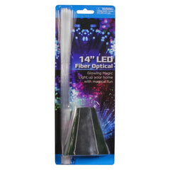 Fiber Optic Centerpiece 13.5" — Silver Base