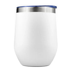 12 Oz. Powder Coated Vacuum Wine Tumbler — 1-Color Imprint