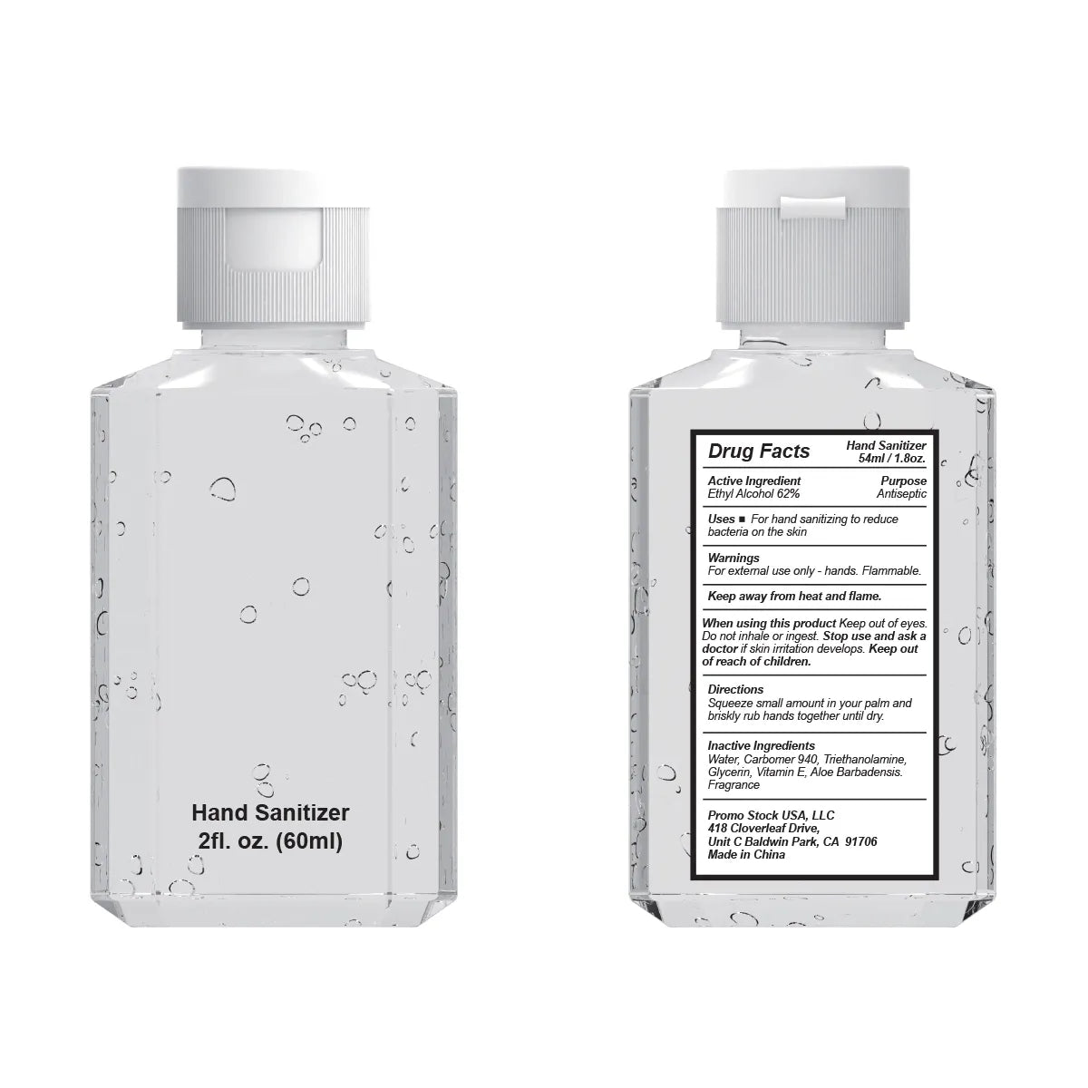 2oz Hand Sanitizer 75% Alcohol