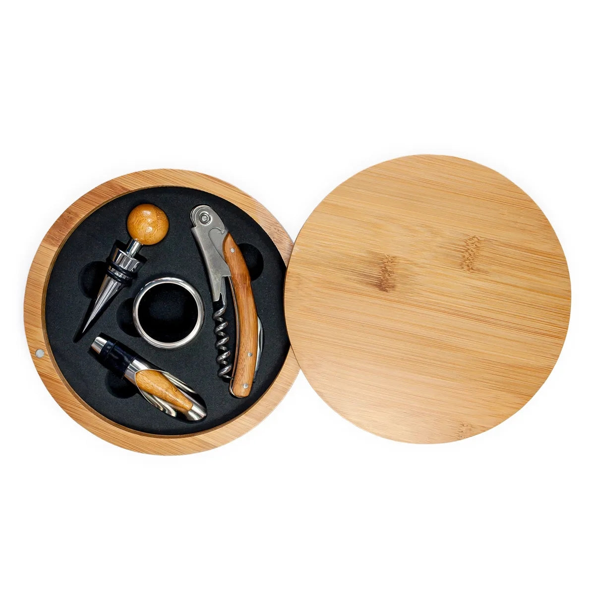 Bamboo Wine Tool Set — 1.5" x 6.25"