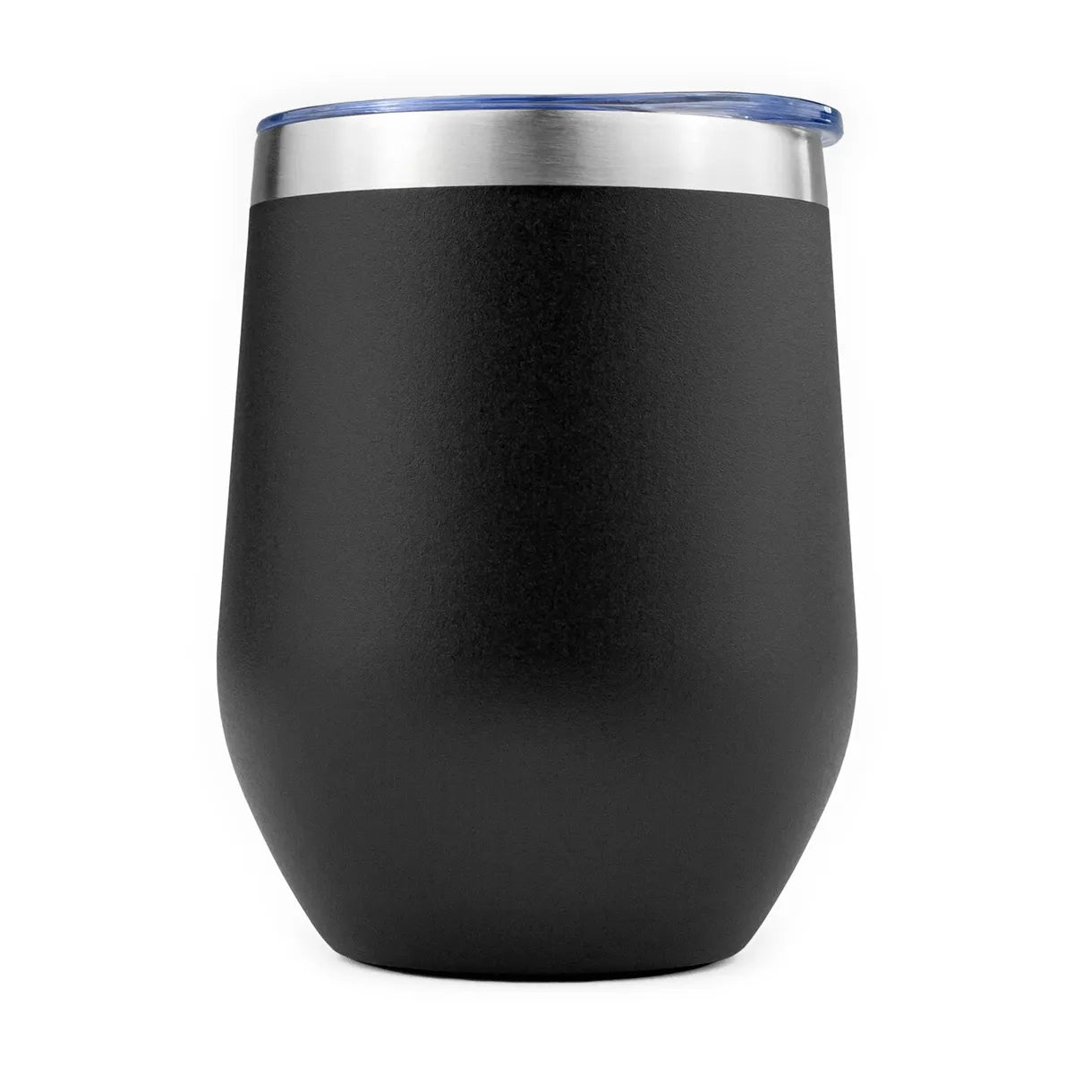 12 Oz. Powder Coated Vacuum Wine Tumbler — 1-Color Imprint