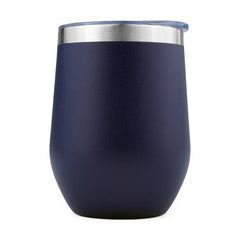 12 Oz. Powder Coated Vacuum Wine Tumbler — 1-Color Imprint