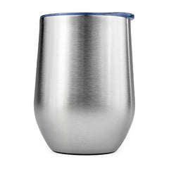 12 Oz. Powder Coated Vacuum Wine Tumbler — 1-Color Imprint