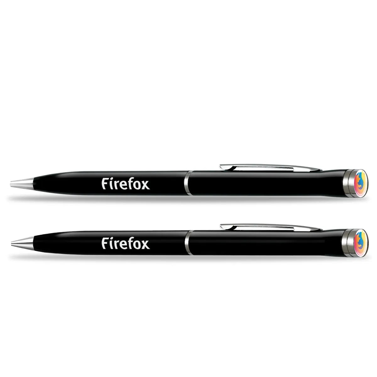 Domed-Logo Metal Pen & Pencil Set