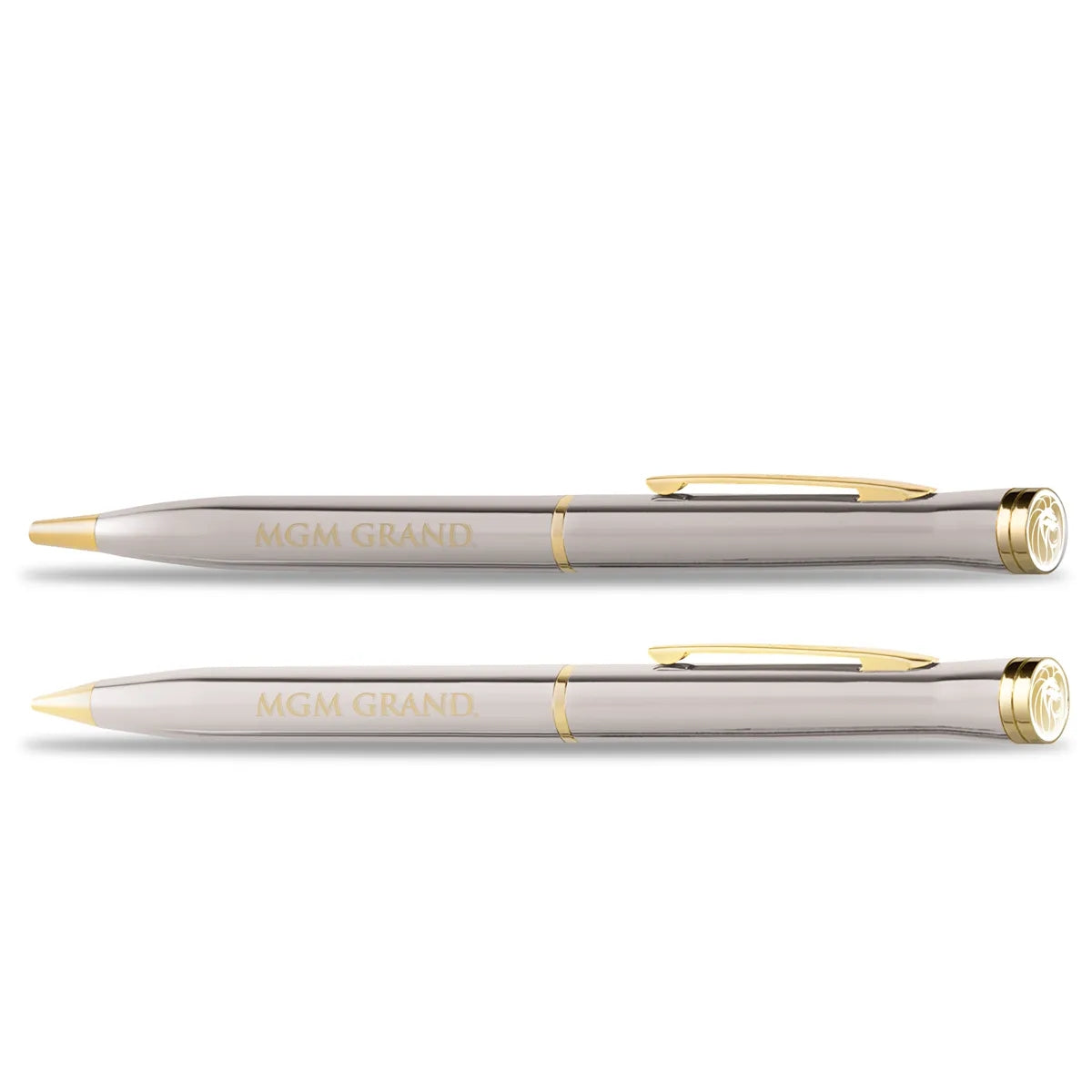 Domed-Logo Metal Pen & Pencil Set