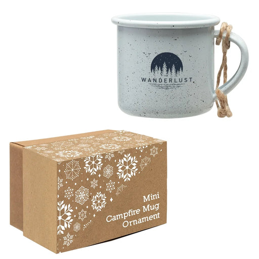 Mini Campfire Mug Holiday Christmas Tree Ornament