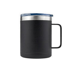 14oz Powder Coated Vacuum Handle Mug — 1-Color Imprint