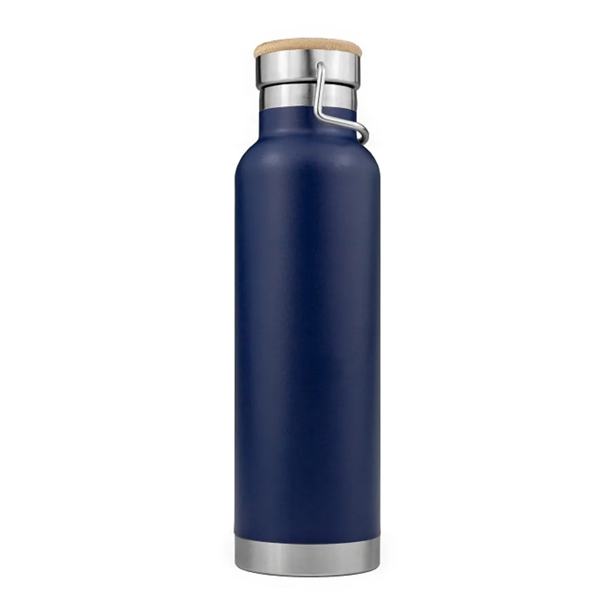 20oz Powder Coated Vacuum Seal Bottle w/ Wooden Top