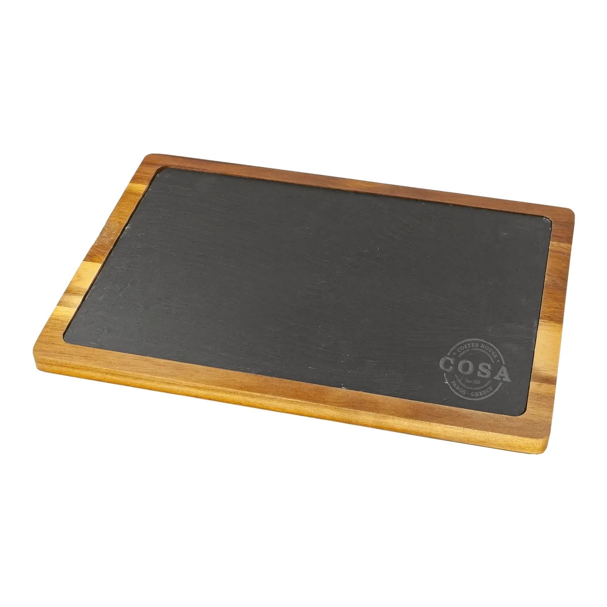 Rectangle Flair Acacia Wood/ Slate Cutting Board