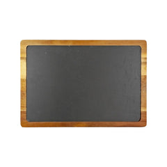 Rectangle Flair Acacia Wood/ Slate Cutting Board